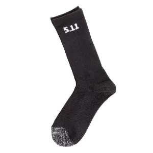 3 Pack 6" Socks Black