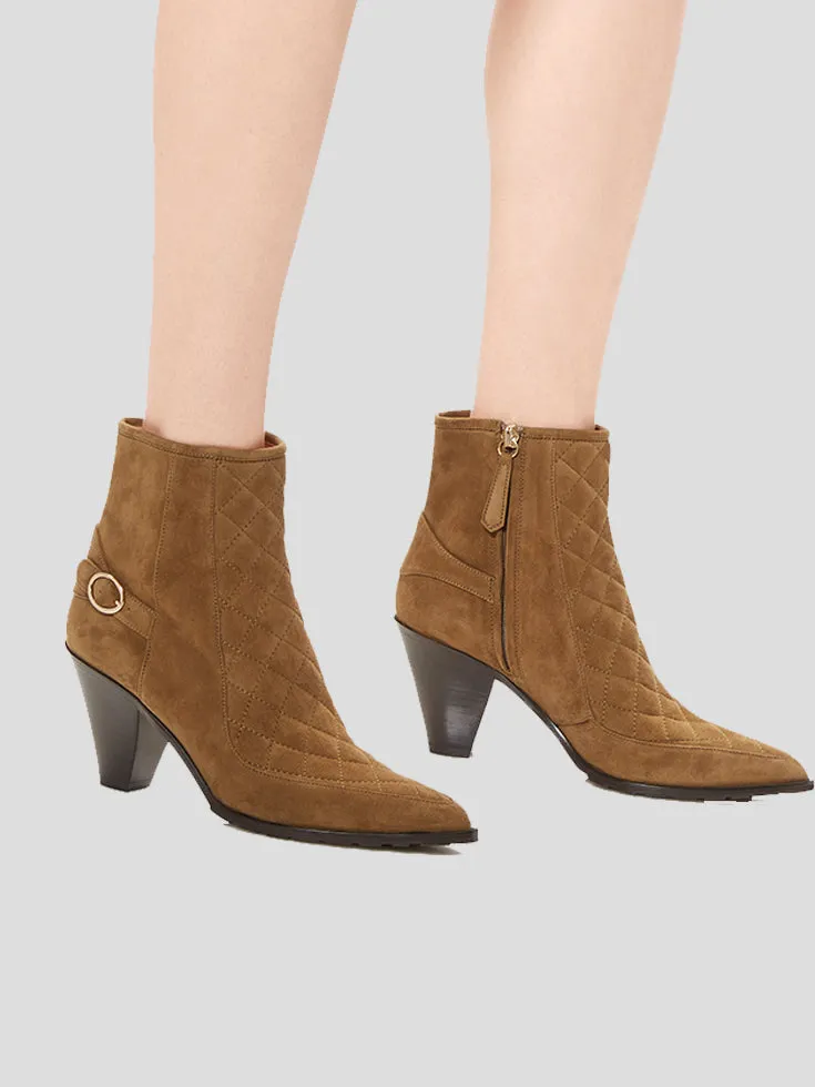 70mm Drive Quilted Ankle Boots