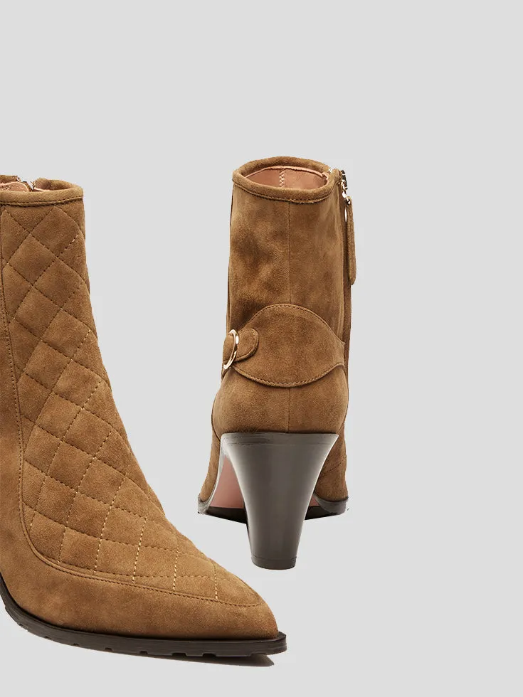 70mm Drive Quilted Ankle Boots