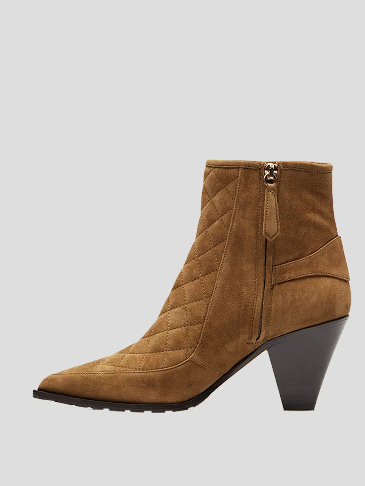 70mm Drive Quilted Ankle Boots