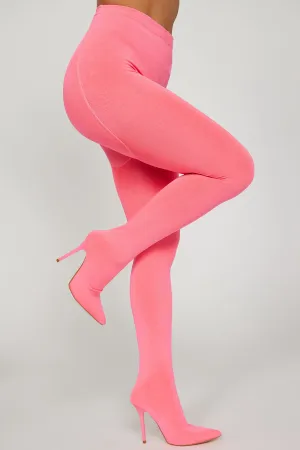 Aaliyah Stiletto Pant Boots - Pink