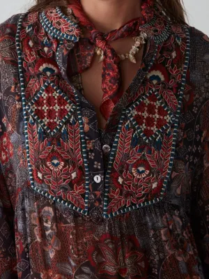 Adriana Dress - Jawaian Sunset