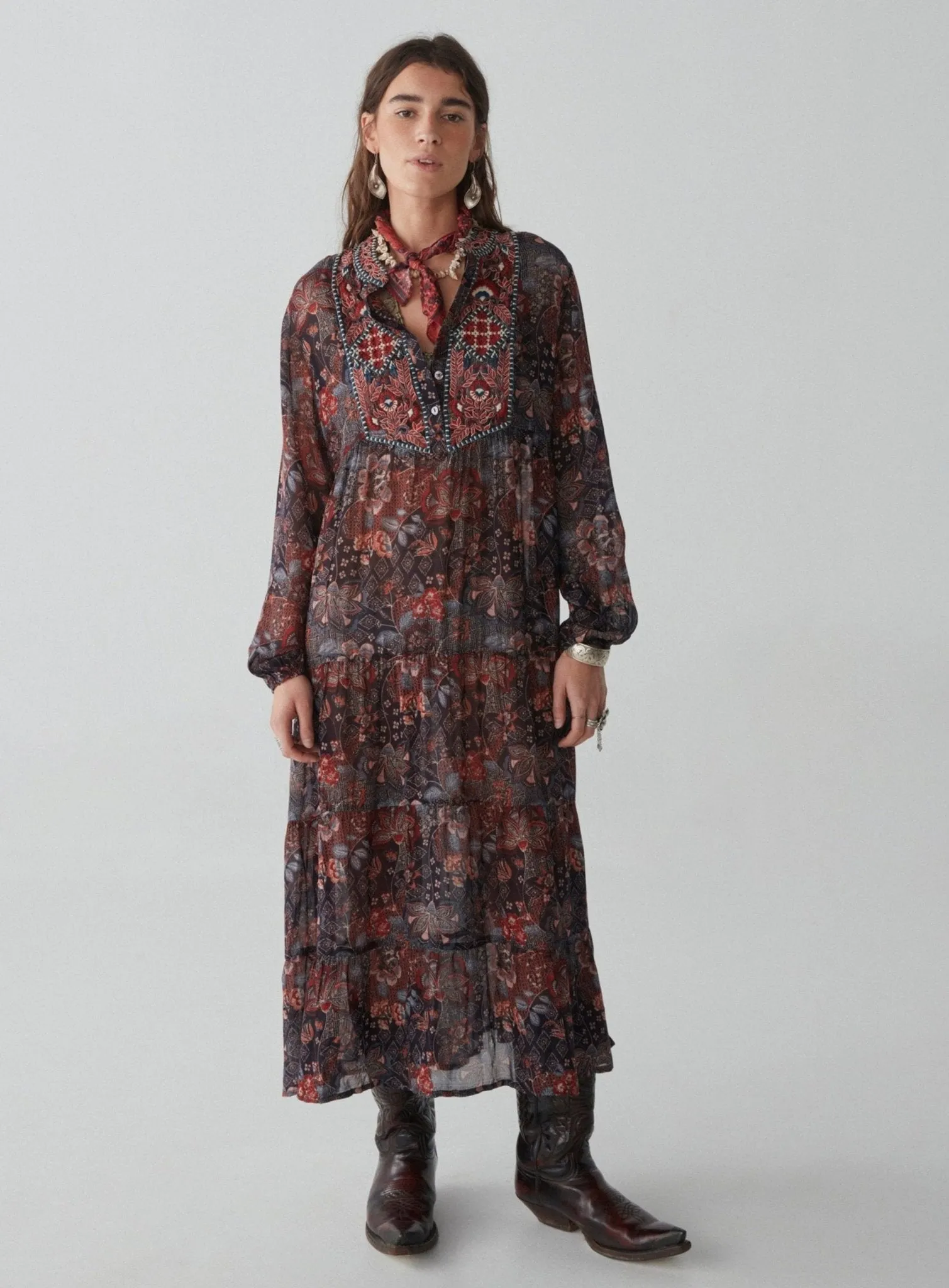 Adriana Dress - Jawaian Sunset