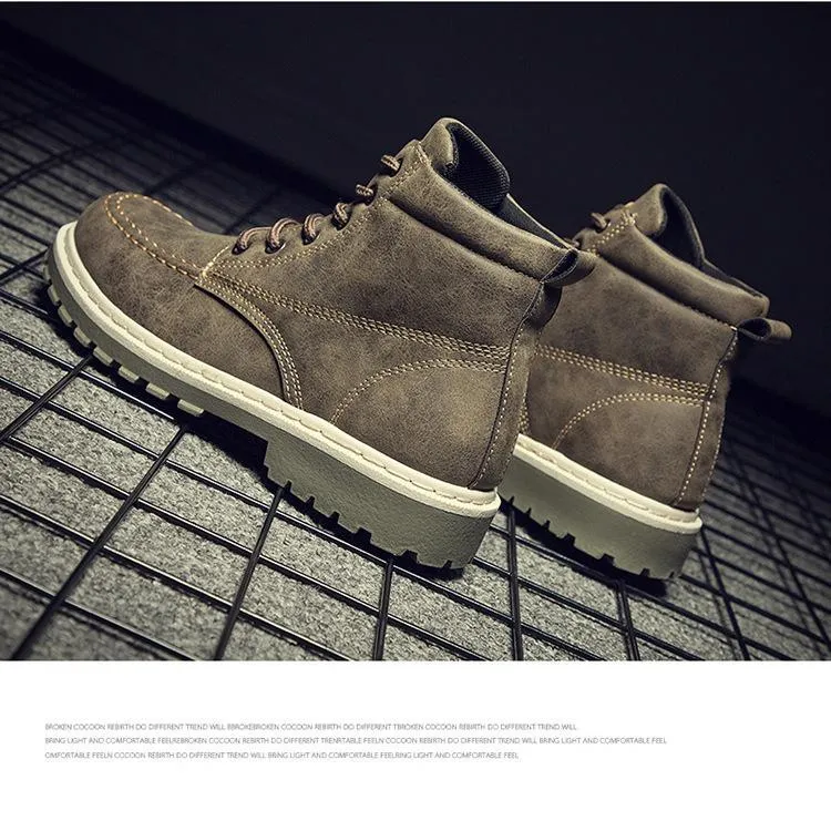 Angelo Ricci™ Ankle Leather Boots