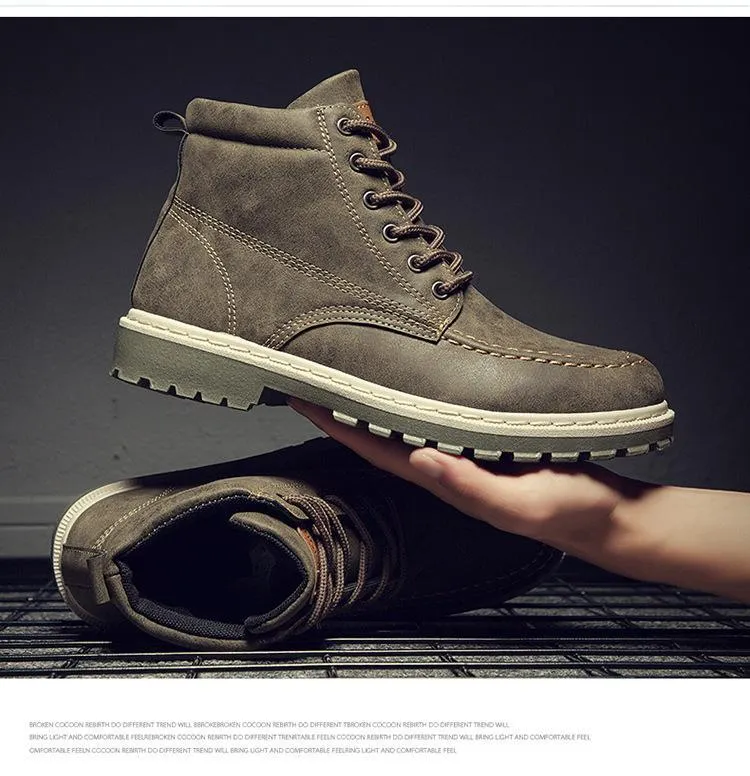 Angelo Ricci™ Ankle Leather Boots