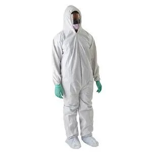 Anti-Static Microporous Breathable Coveralls with Hood and Boots, 4X-Large