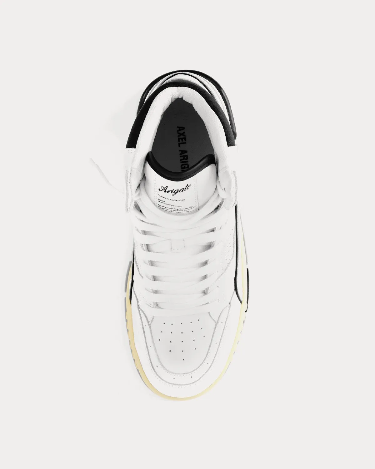 Area Hi White / Black High Top Sneakers