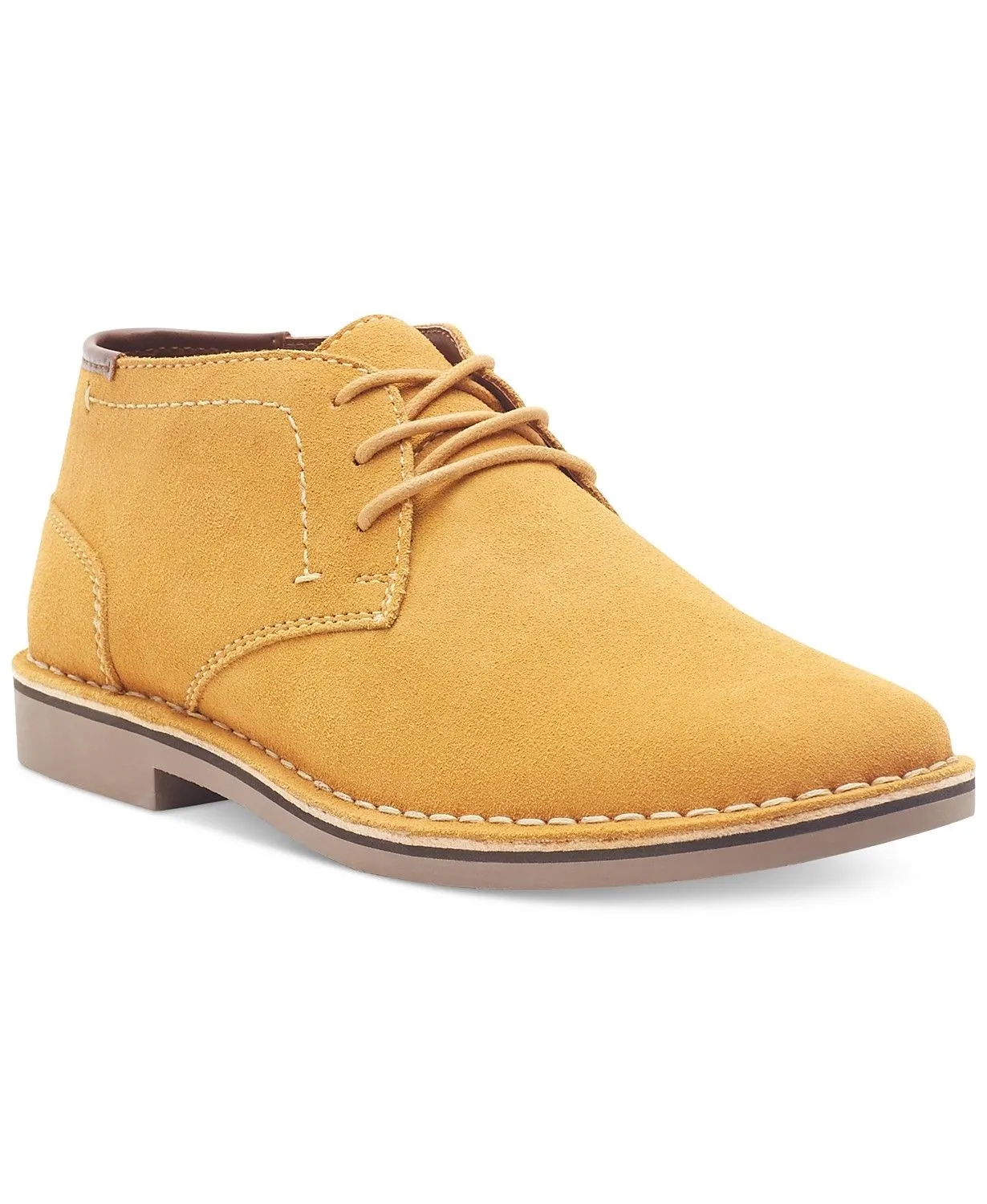 Authentic Men's Kenneth Cole Reaction Desert Sun Suede Chukka Boots Shoes Yellow