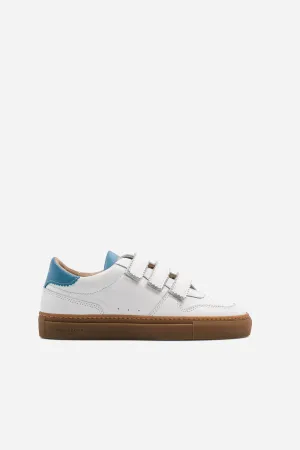 B0 Velcro - White / Blue
