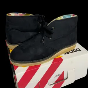 BAPE | 2008 Jacquard/Multi Camo Chukka Boots (Black) | 10