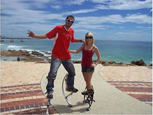 Best Jumping Stilts For Adults Kangaroo Fitness Exercise (200-242lbs/90~110kg) Bouncing Shoes