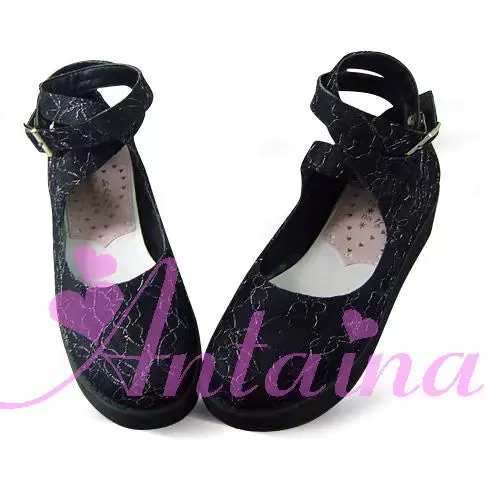 (BFM)Antaina~Punk Lolita High Platforms Shoes Lolita Ankle Strap Shoes