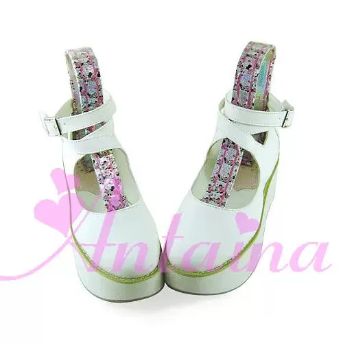 (BFM)Antaina~Punk Lolita High Platforms Shoes Lolita Ankle Strap Shoes