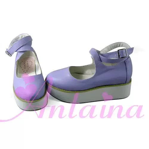 (BFM)Antaina~Punk Lolita High Platforms Shoes Lolita Ankle Strap Shoes