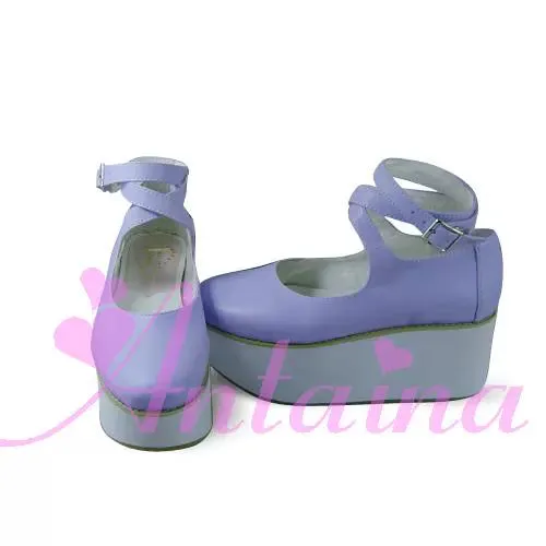 (BFM)Antaina~Punk Lolita High Platforms Shoes Lolita Ankle Strap Shoes