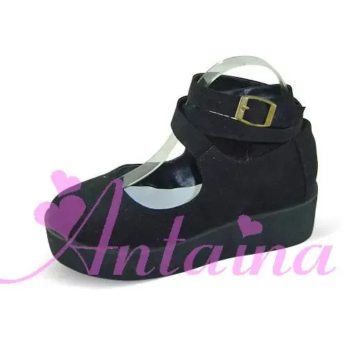 (BFM)Antaina~Punk Lolita High Platforms Shoes Lolita Ankle Strap Shoes