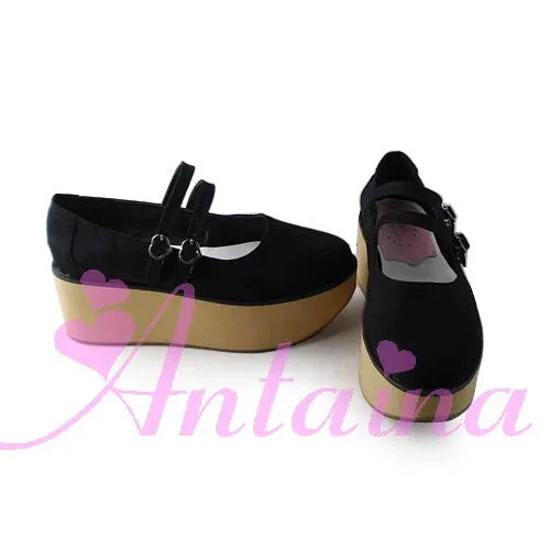 (BFM)Antaina~Punk Lolita High Platforms Shoes Lolita Ankle Strap Shoes