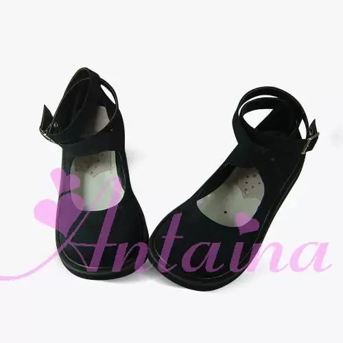 (BFM)Antaina~Punk Lolita High Platforms Shoes Lolita Ankle Strap Shoes
