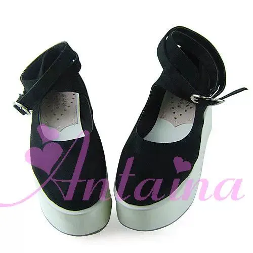 (BFM)Antaina~Punk Lolita High Platforms Shoes Lolita Ankle Strap Shoes