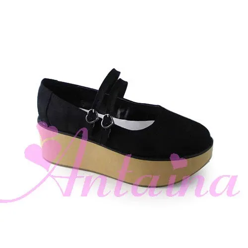 (BFM)Antaina~Punk Lolita High Platforms Shoes Lolita Ankle Strap Shoes