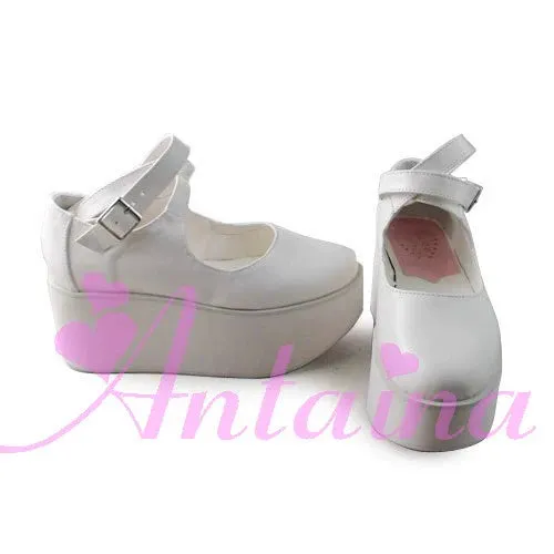 (BFM)Antaina~Punk Lolita High Platforms Shoes Lolita Ankle Strap Shoes