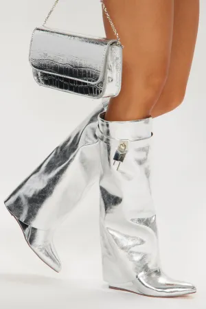 Big City Dreams Boots - Silver