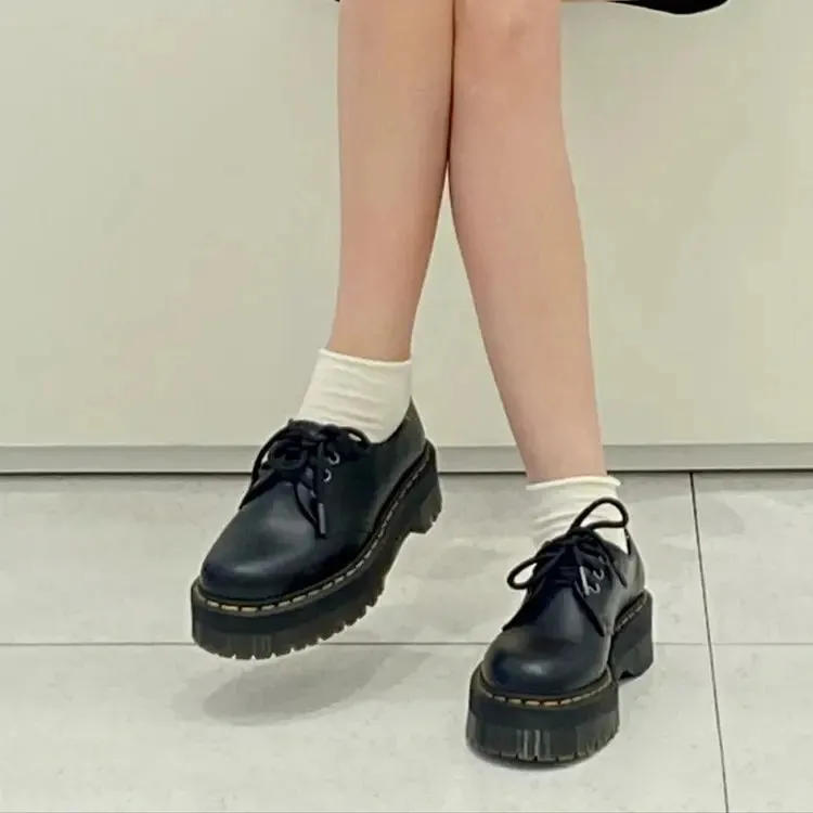 binfenxie Lolita Shoes Women Japanese Mary Jane Shoes Women Vintage Girls Students JK Uniform High Heel Platform Shoes Cosplay