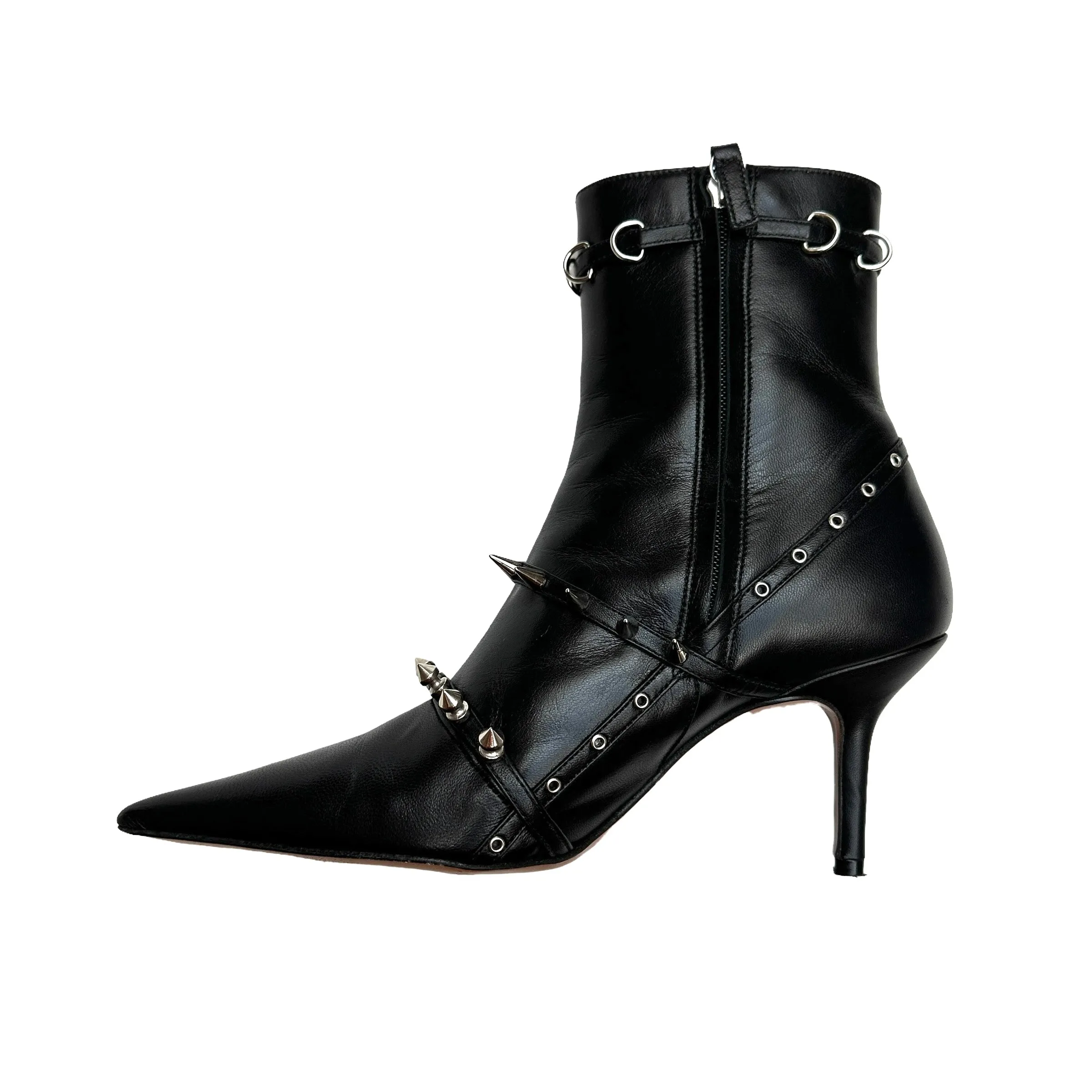 Black Boots with Spikes - 8