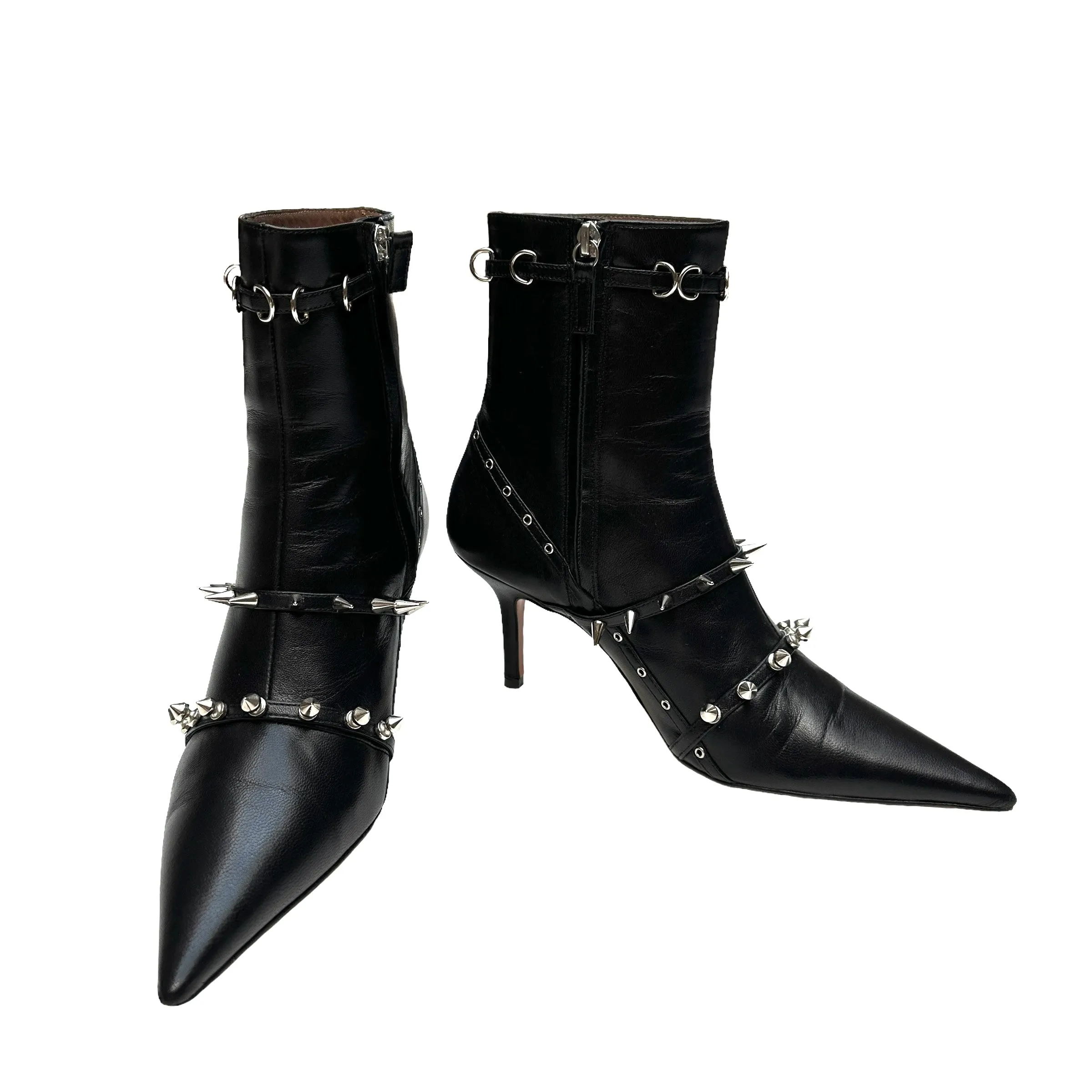 Black Boots with Spikes - 8