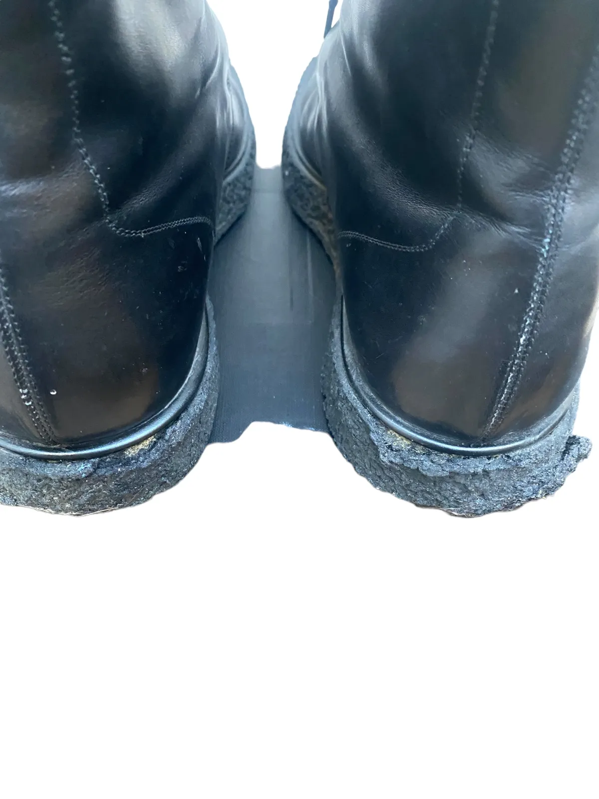 Black Leather Chukka Boots
