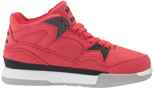 British Knights Women's Virga Fashion Sneaker, White/Black/Racing Red, 11