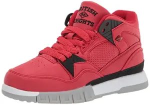 British Knights Women's Virga Fashion Sneaker, White/Black/Racing Red, 11