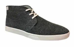 Calvin Klein Men's Indio Woven Chukka Boots Gray White Size 11.5