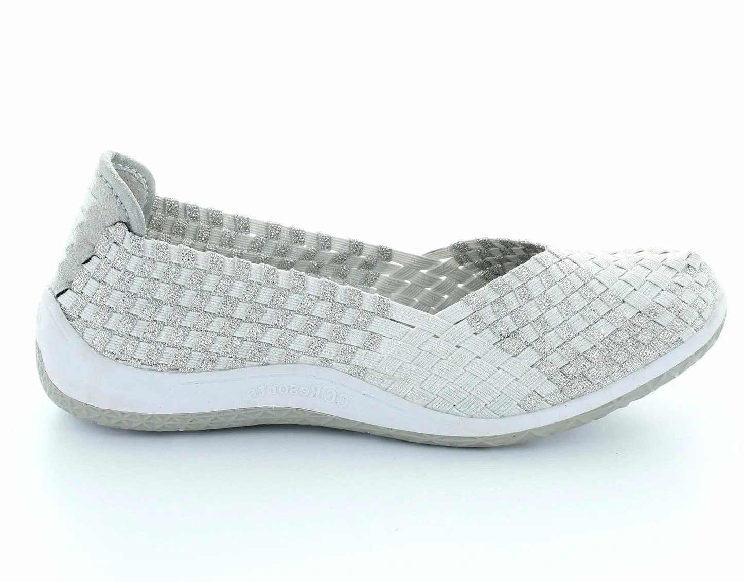 CC Resorts Sugar White Womens Elastic Causal Shoe