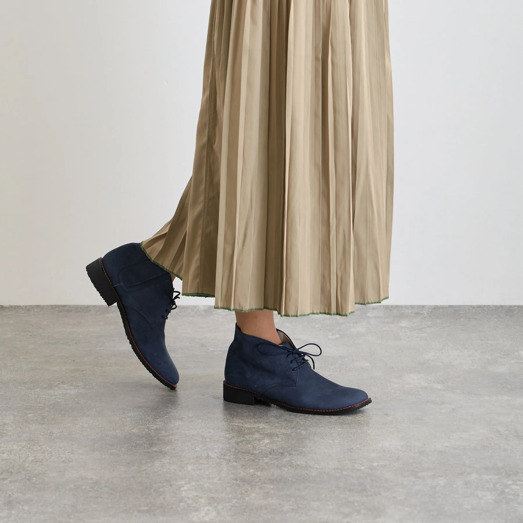 CHUKKA BOOTS (NAVY NUBUCK) SB0004-02