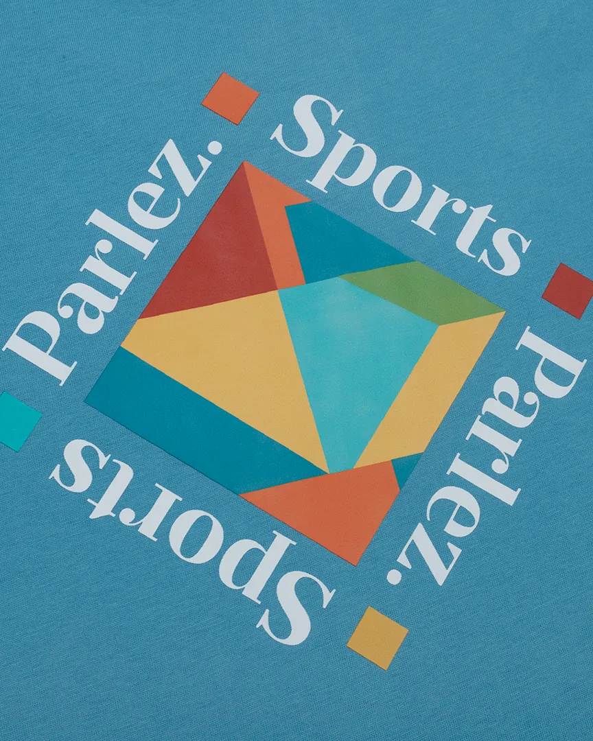 Chukka T-Shirt in Dusty Blue