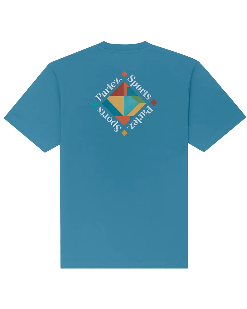 Chukka T-Shirt in Dusty Blue