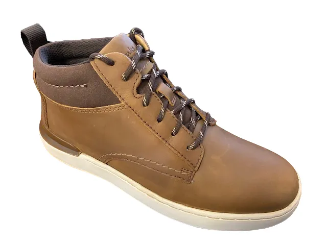 Clarks stivaletto Chukka da uomo CourtLite Mid 169132 light tan