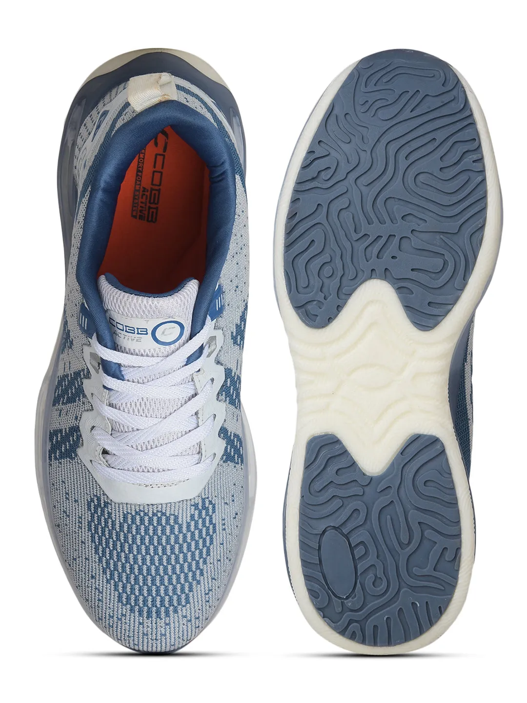COBB MEN'S BLUE RUNNING SHOES