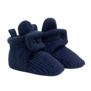 Colby Snap Booties in Navy by Robeez