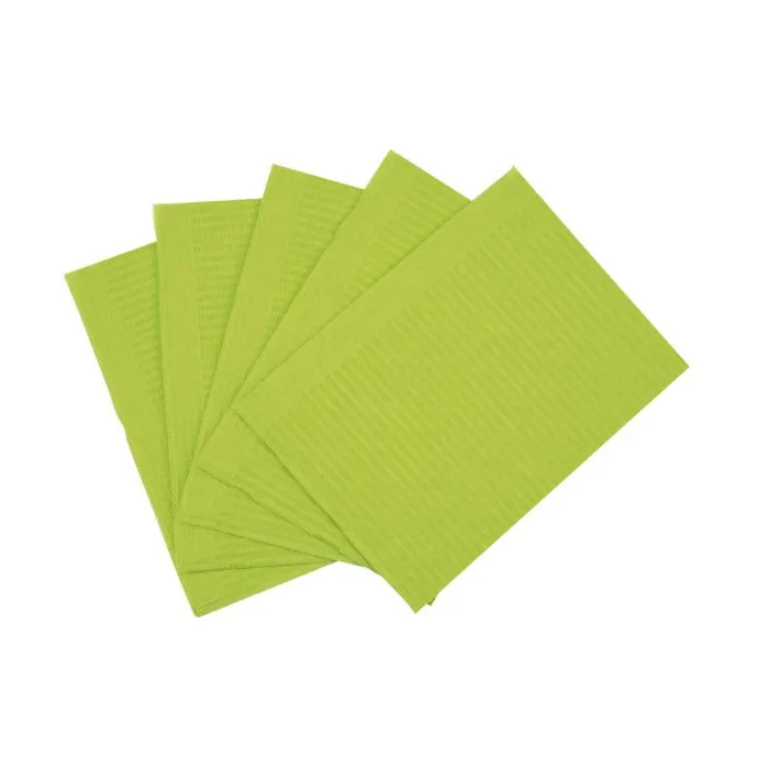 Dental Bibs 500 | Medibase Disposable Bibs: Lime (500)