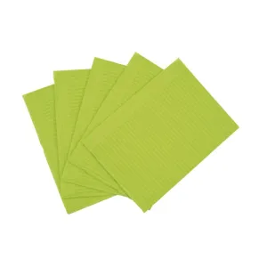 Dental Bibs 500 | Medibase Disposable Bibs: Lime (500)
