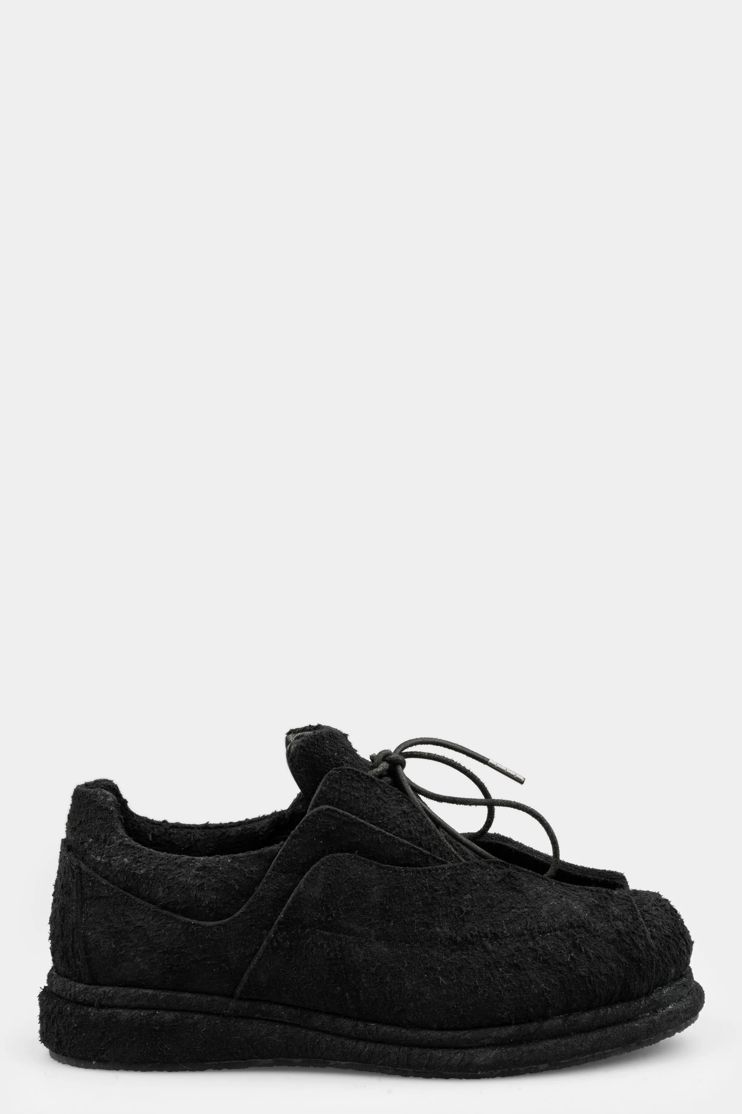 Distressed suede chukka boots, Black