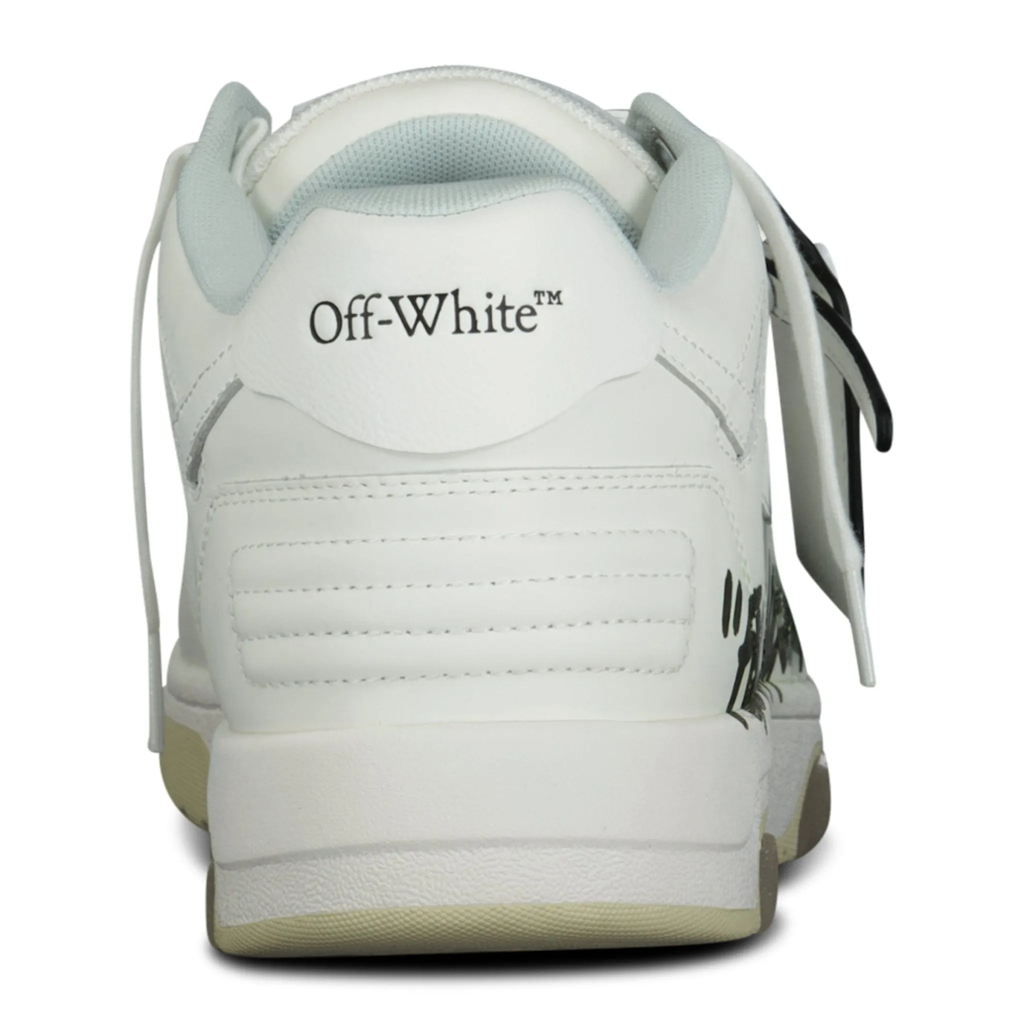 For Walking' Out Of Office Low-Top Leather Trainers White & Black