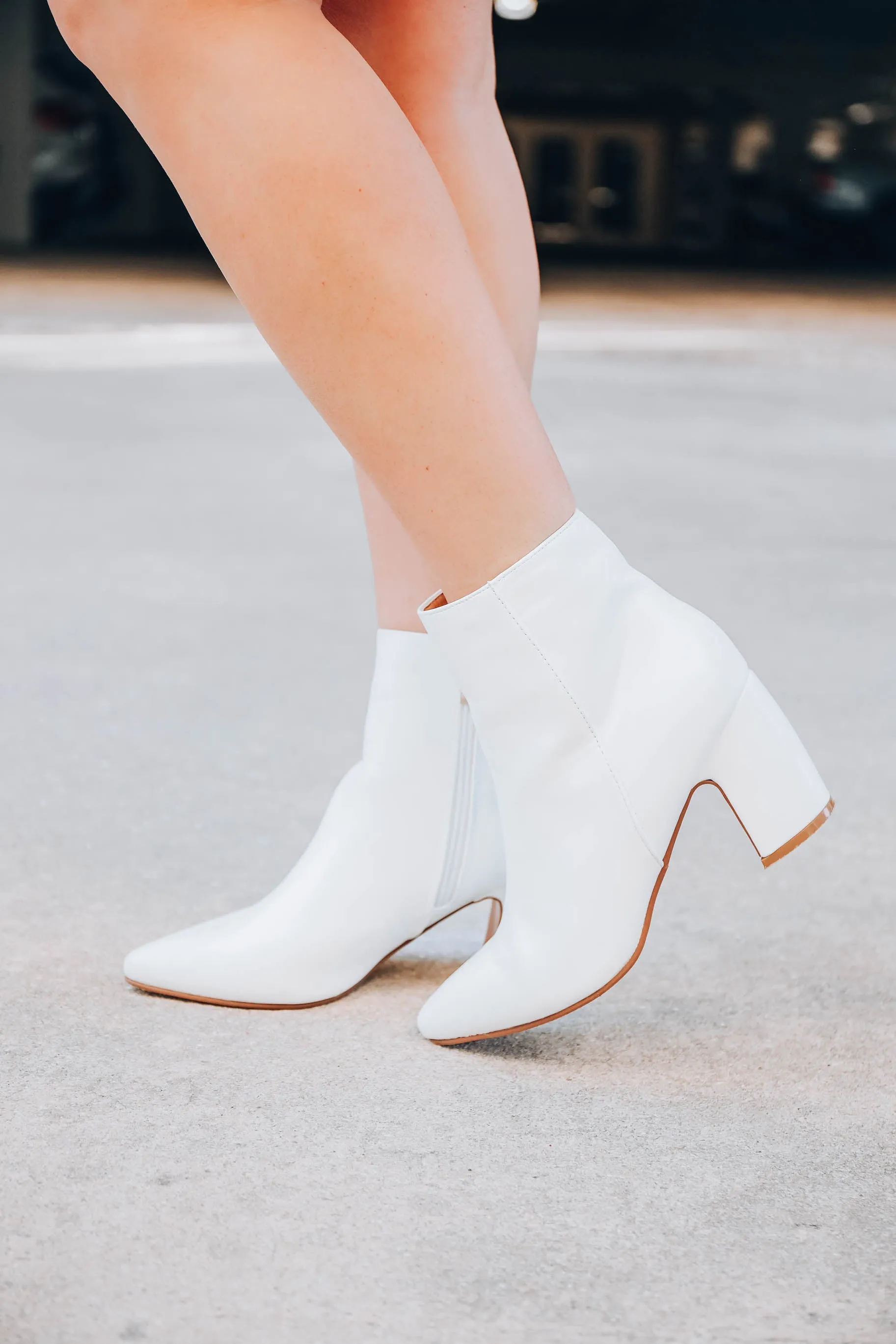 Fun and Flirty Booties - White