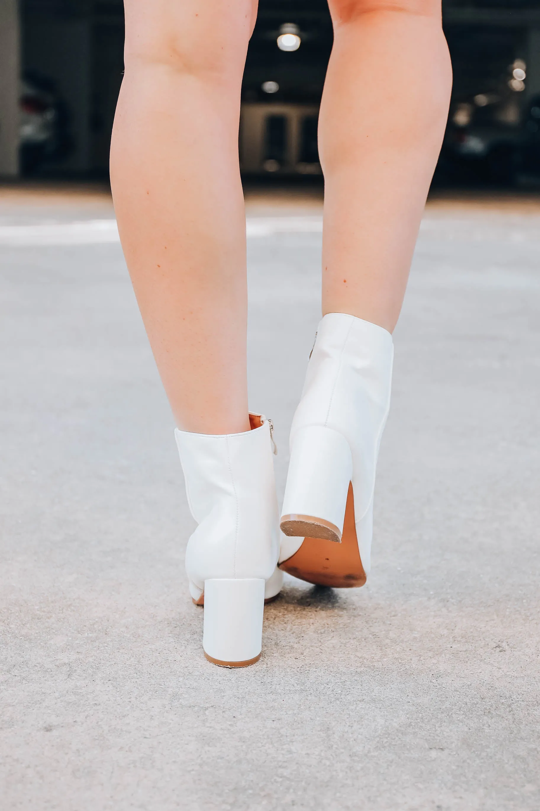 Fun and Flirty Booties - White