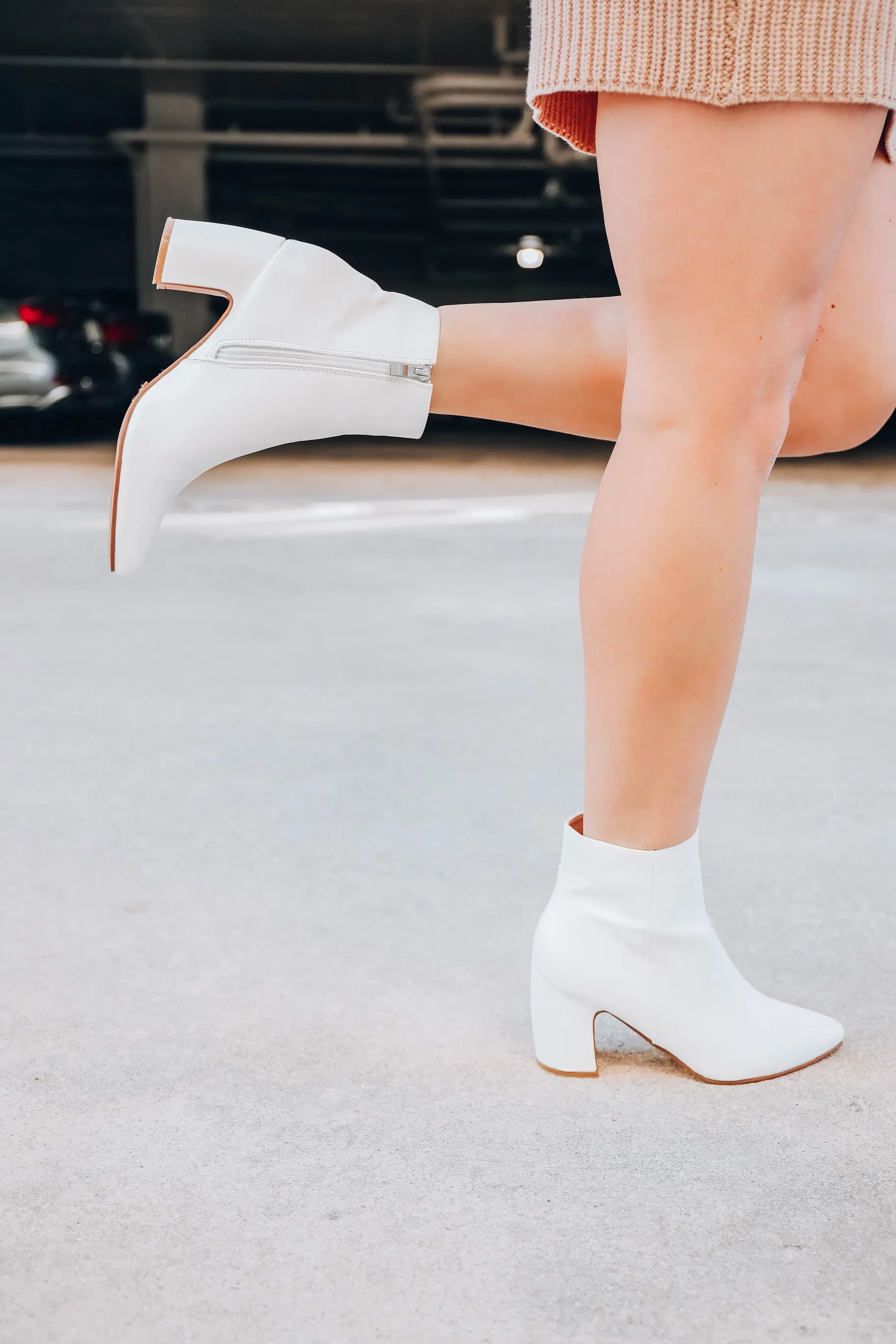 Fun and Flirty Booties - White