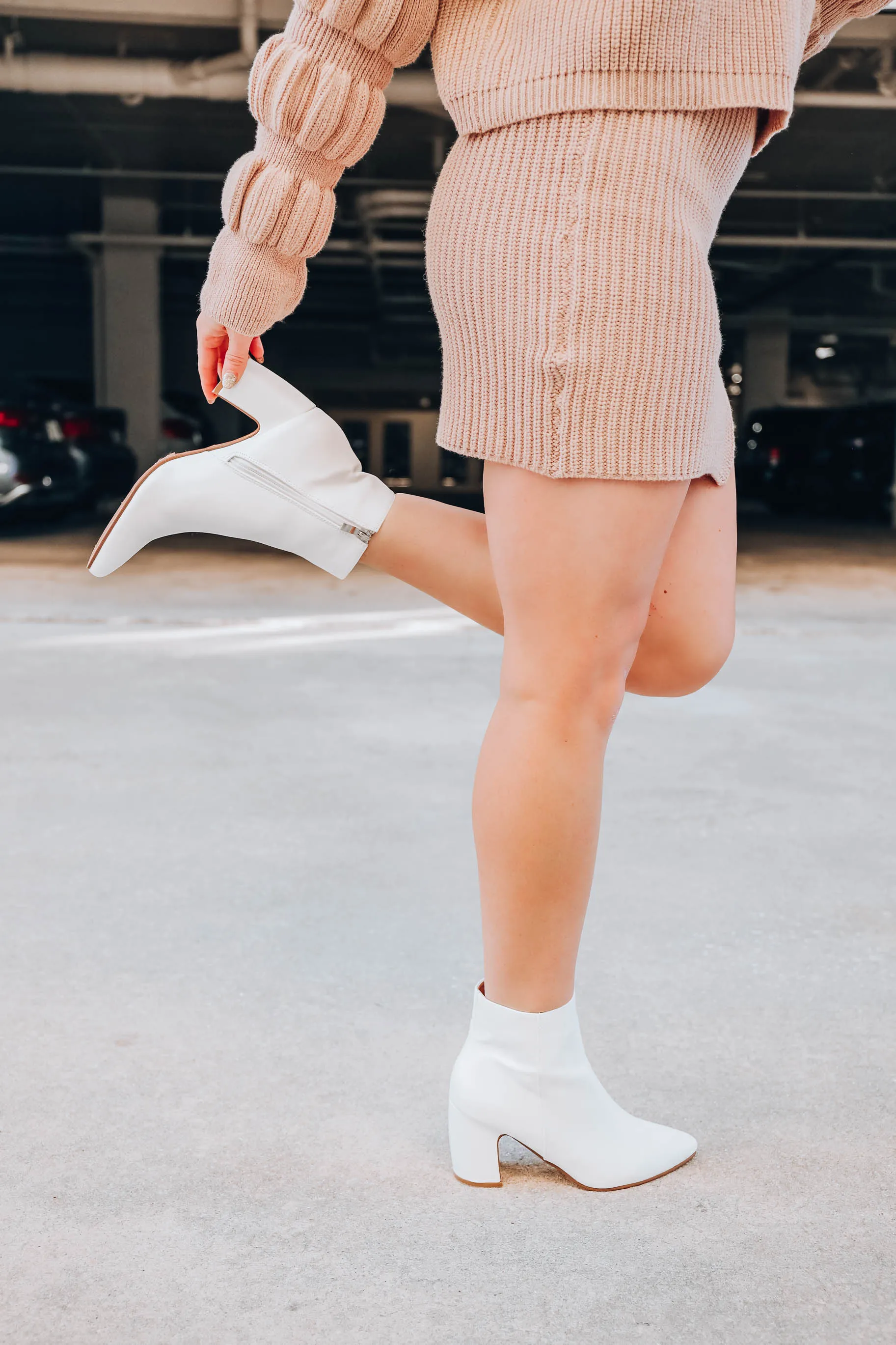 Fun and Flirty Booties - White