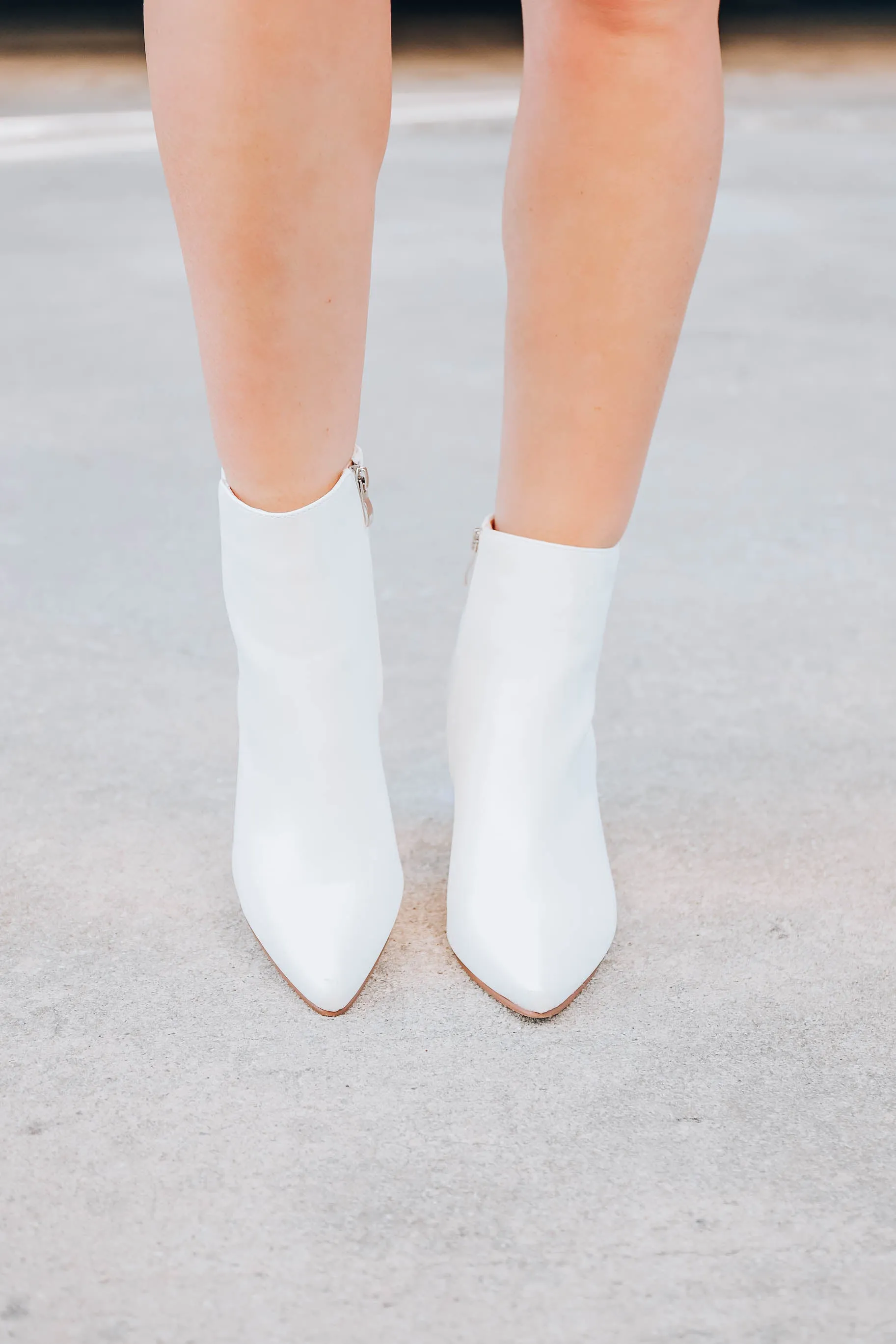 Fun and Flirty Booties - White