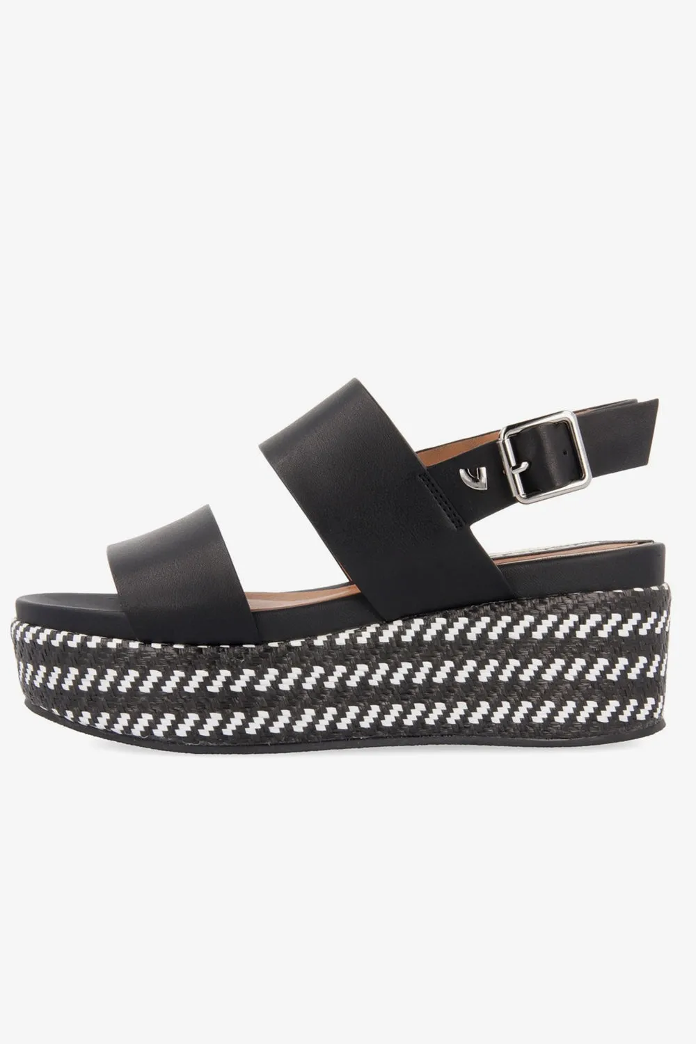 GIOSEPPO SERRES BLACK PLATFORM SANDAL